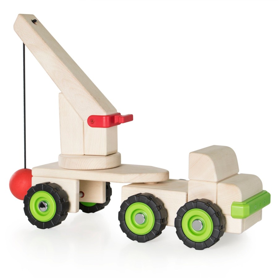 Educational Toys Guidecraft | Block Science - Big Wrecking Ball Truck