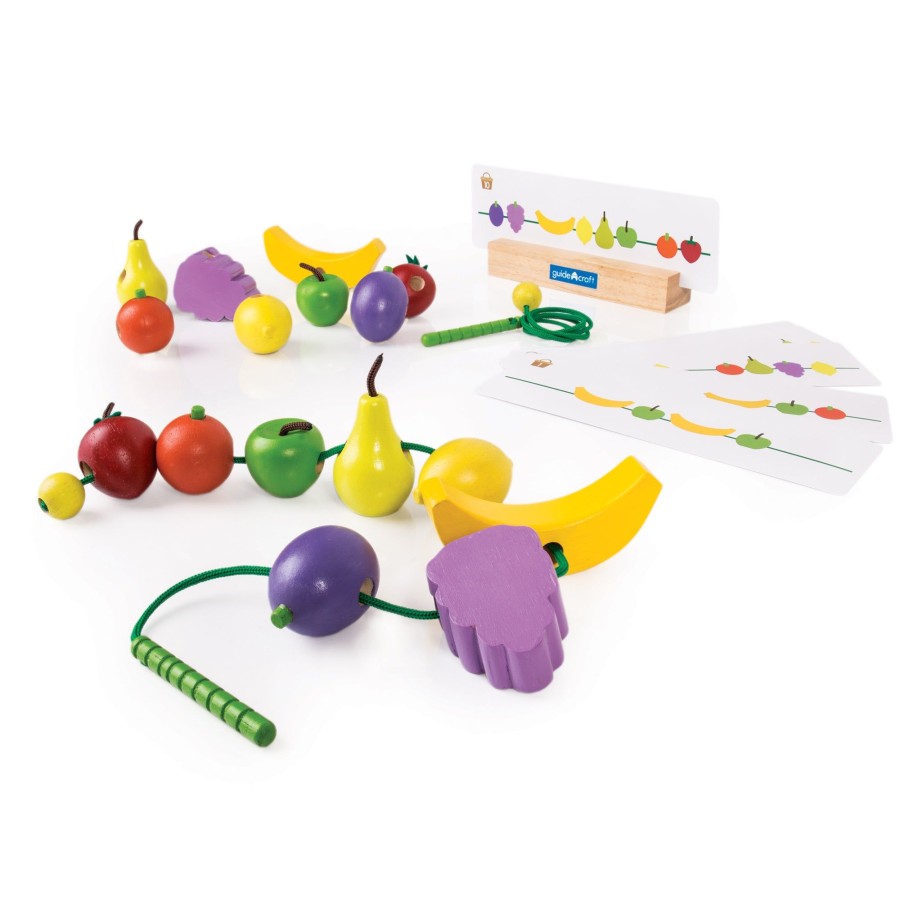 Educational Toys Guidecraft | Count And Lace Fruit