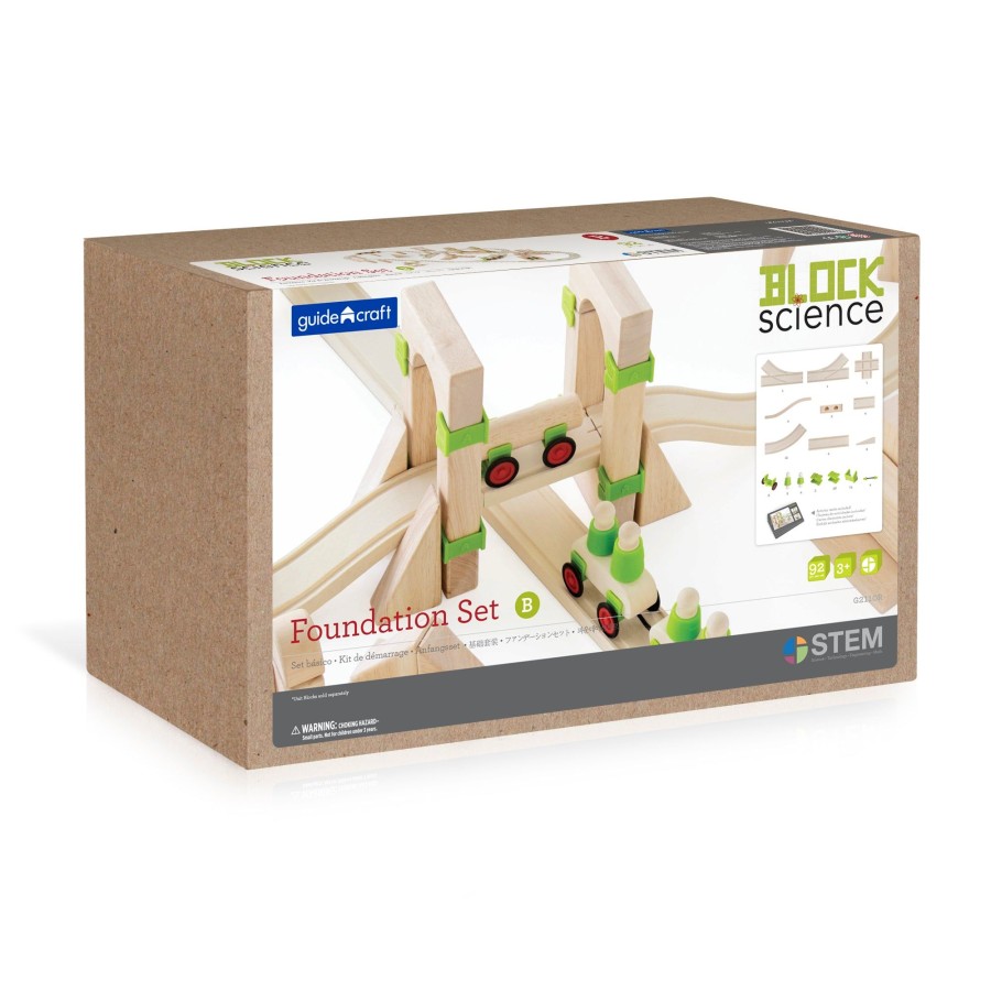 Educational Toys Guidecraft | Block Science Foundation Set