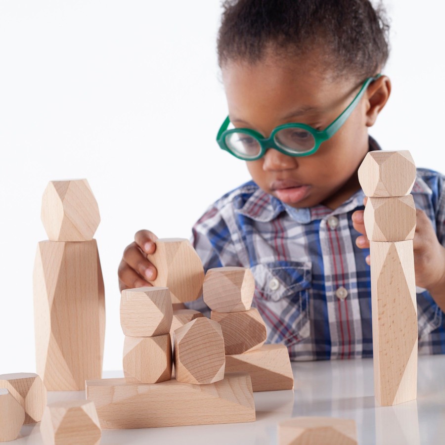 Educational Toys Guidecraft | Wood Stackers - Standing Stones