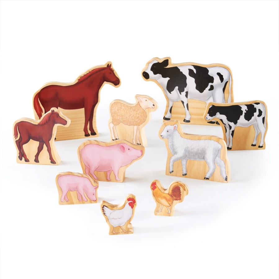 Educational Toys Guidecraft | Wedgies Farm Animals Set