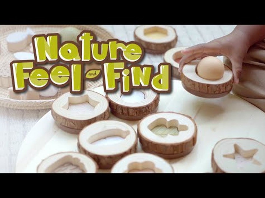 Educational Toys Guidecraft | Nature Feel And Find - 24 Pc. Set