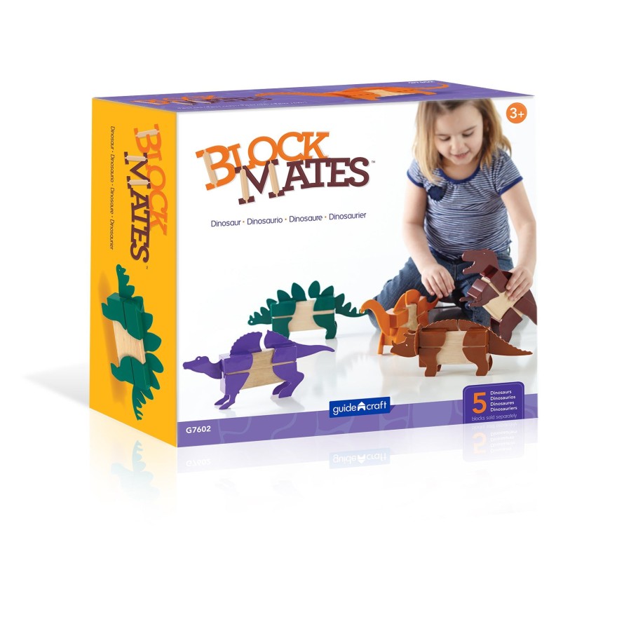 Educational Toys Guidecraft | Block Mates Dinosaurs