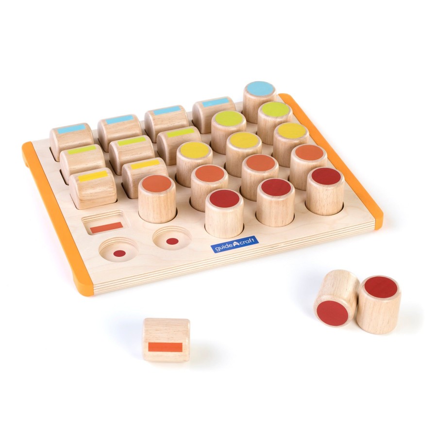 Educational Toys Guidecraft | Count By Color Cylinders