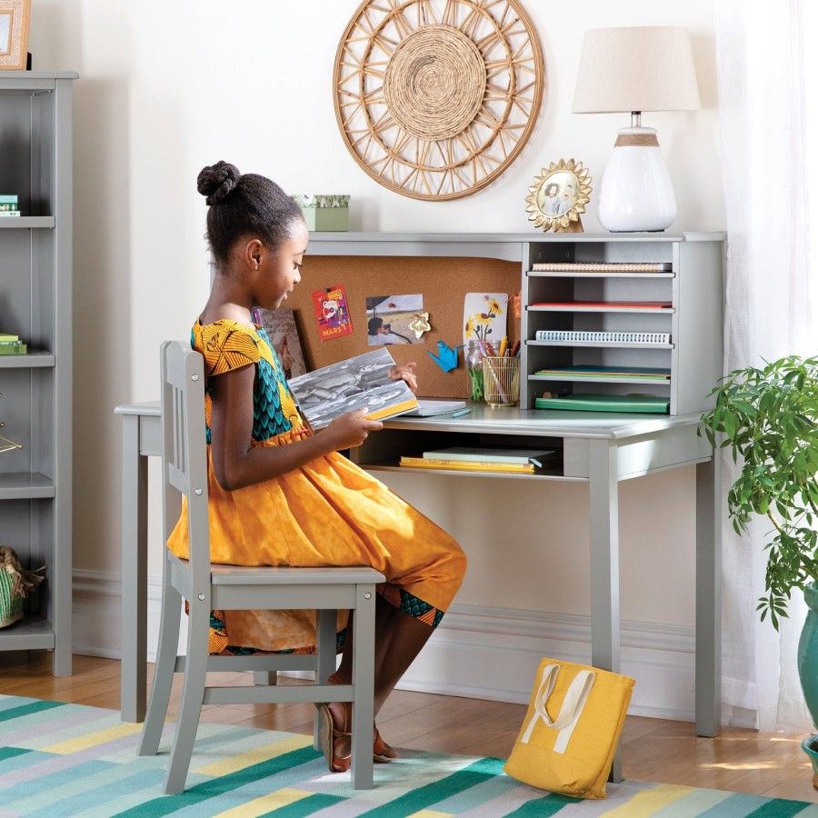 Kids' Furniture Guidecraft | Kids' Media Desk, Hutch And Chair Set