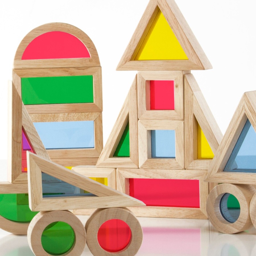 Educational Toys Guidecraft | Jr. Rainbow Blocks