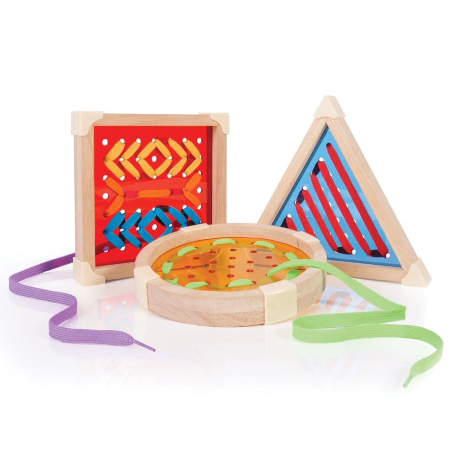 Educational Toys Guidecraft | Geo Shape Lacing