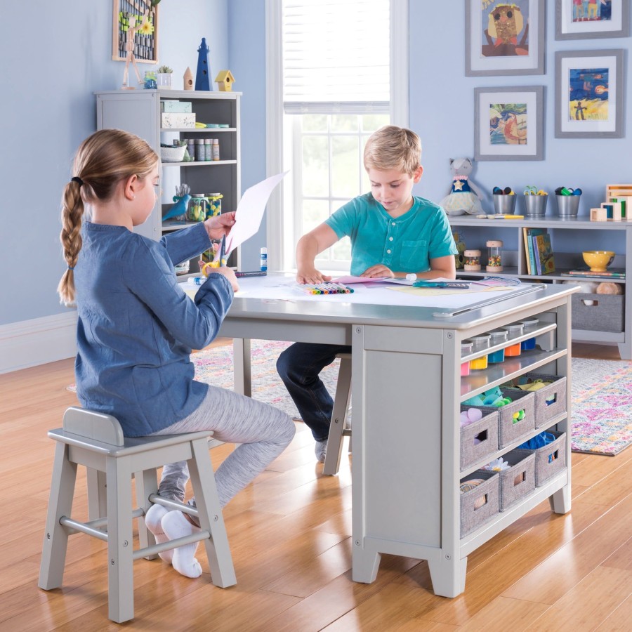 Kids' Furniture Guidecraft | Martha Stewart Living And Learning Kids' Art Table And Stool Set