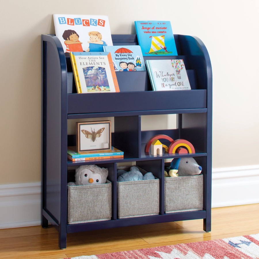 Kids' Furniture Guidecraft | Martha Stewart Kids' Jr. Book And Bin Browser With Bins