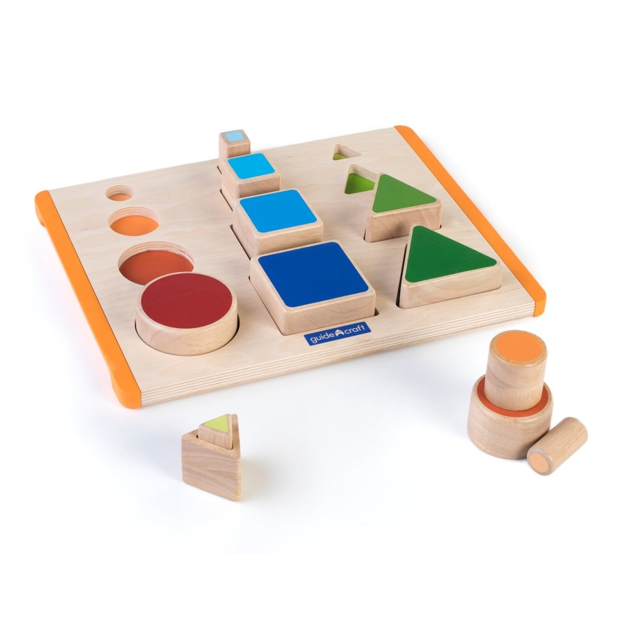 Educational Toys Guidecraft | Nest And Stack Shapes