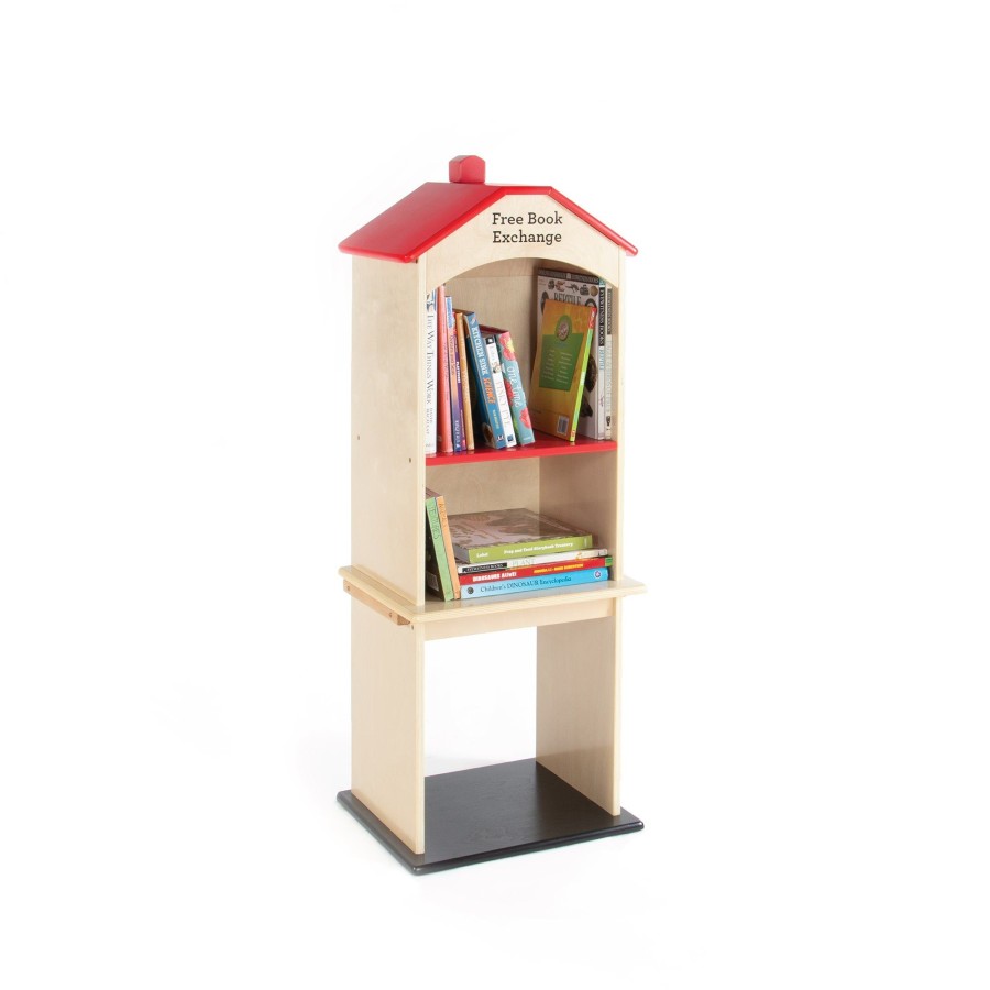 Classroom Furniture Guidecraft | Free Library Exchange Book Stand