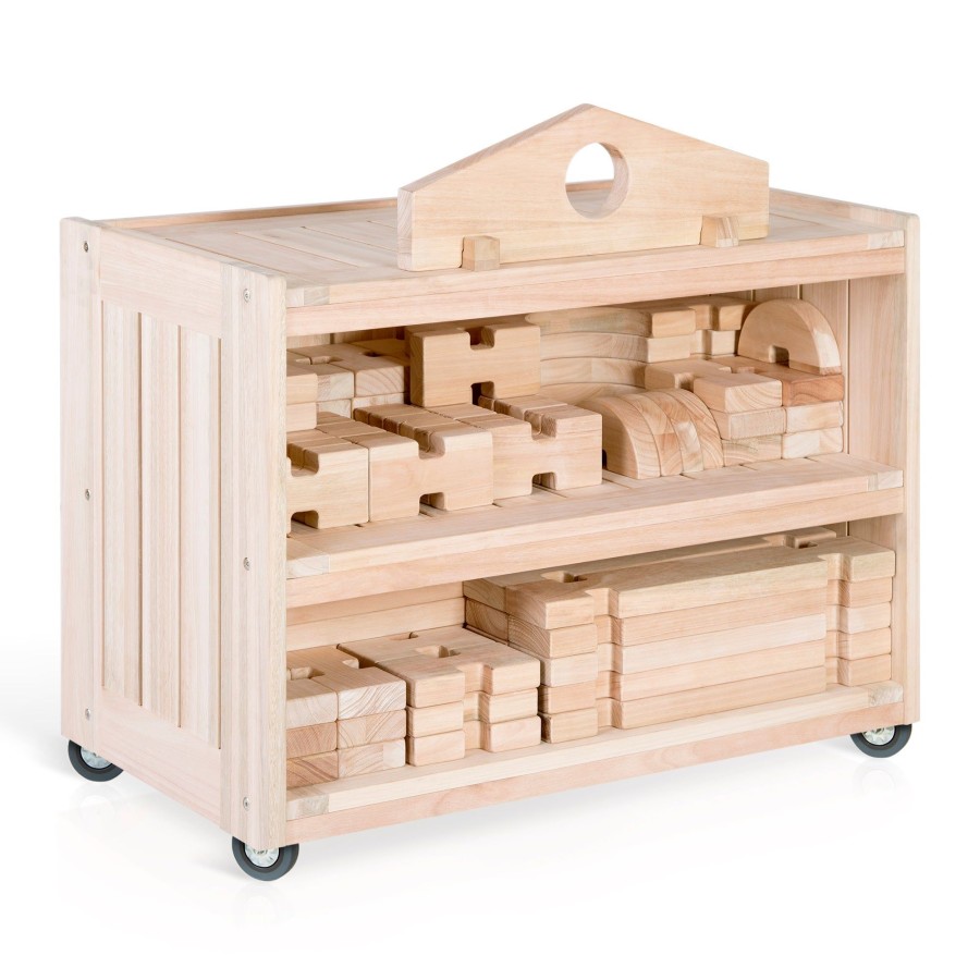 Educational Toys Guidecraft | Notch Blocks Storage Cart