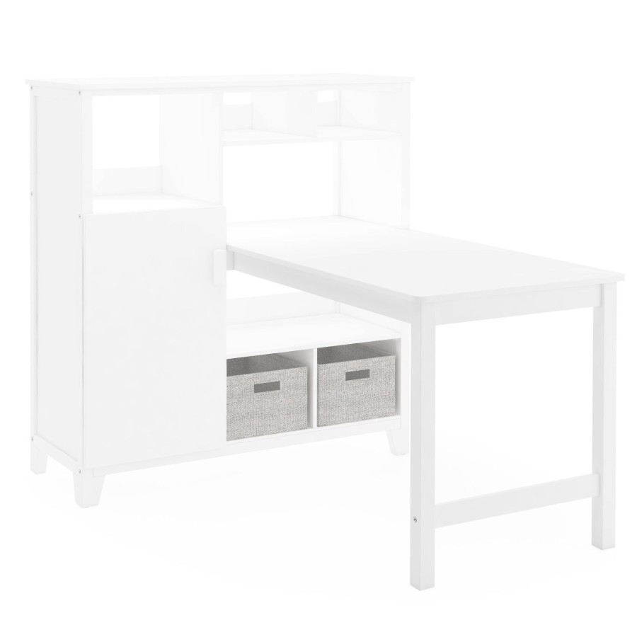 Kids' Furniture Guidecraft | Martha Stewart Living And Learning Desk Extension For Kids' Media System