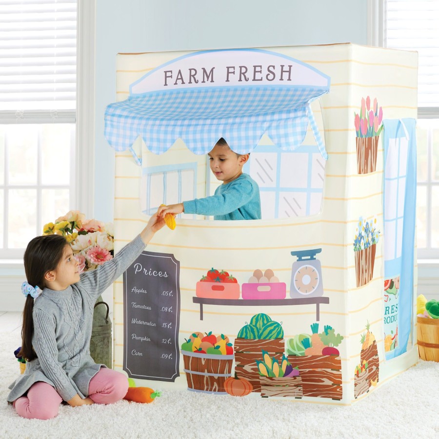 Kids' Furniture Guidecraft | Martha Stewart Kids' Farmer'S Market Play Tent