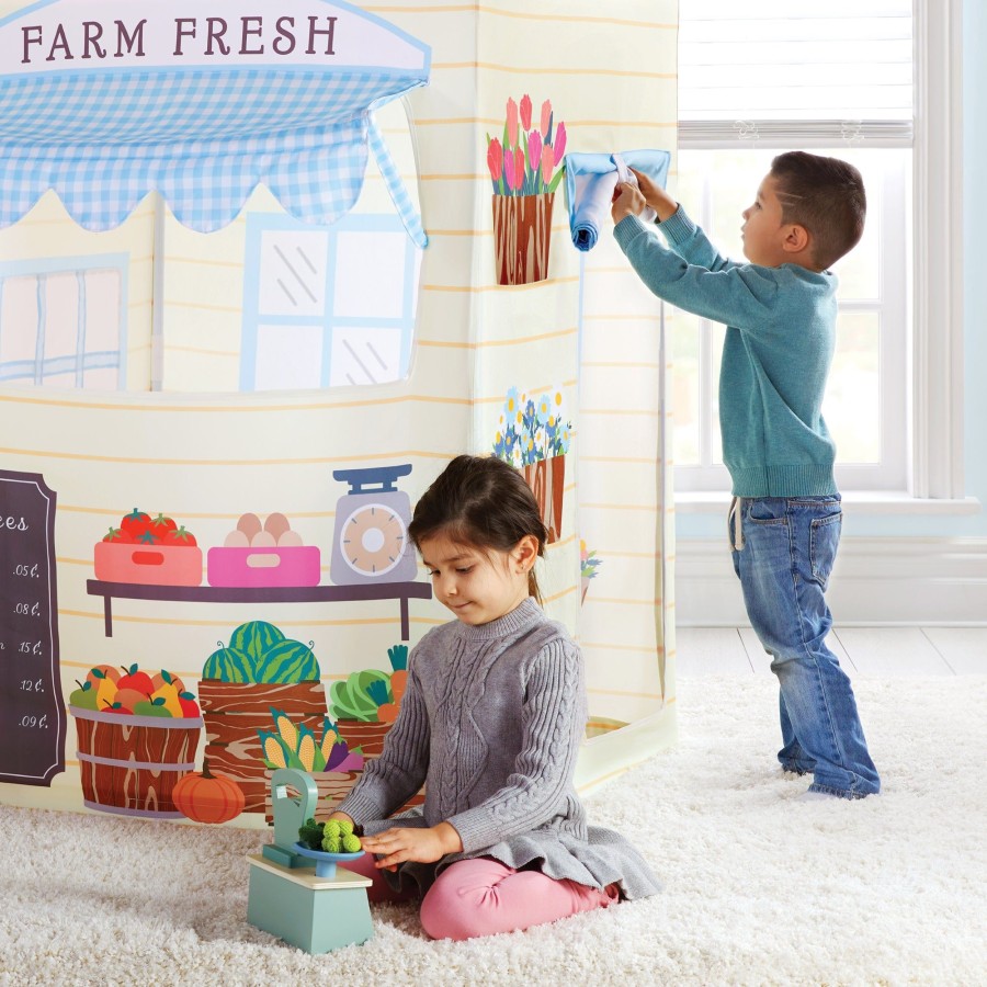 Kids' Furniture Guidecraft | Martha Stewart Kids' Farmer'S Market Play Tent