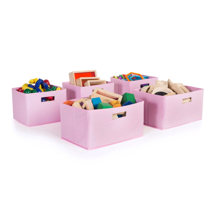 Kids' Furniture Guidecraft | Fabric Storage Bins - Set Of 5