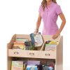 Classroom Furniture Guidecraft | Mobile Book Organizer