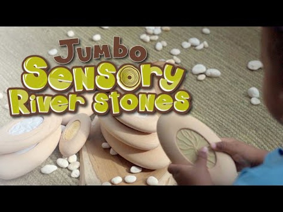 Educational Toys Guidecraft | Jumbo Sensory River Stones