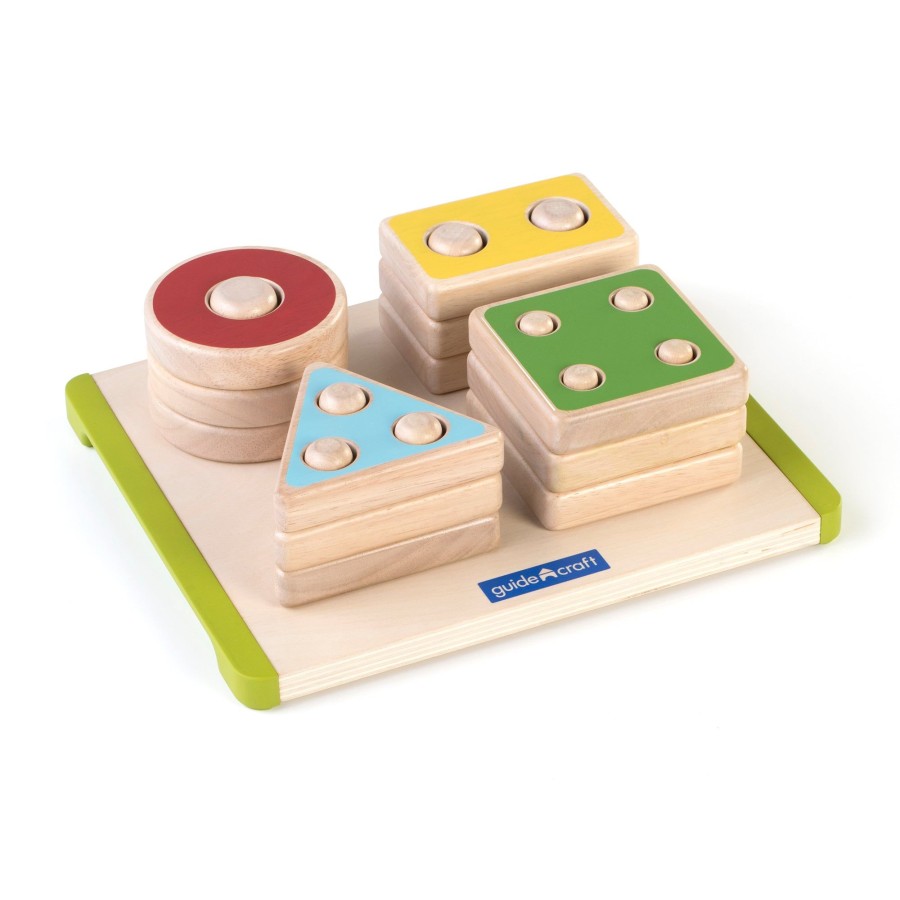 Educational Toys Guidecraft | Sort And Stack Shapes