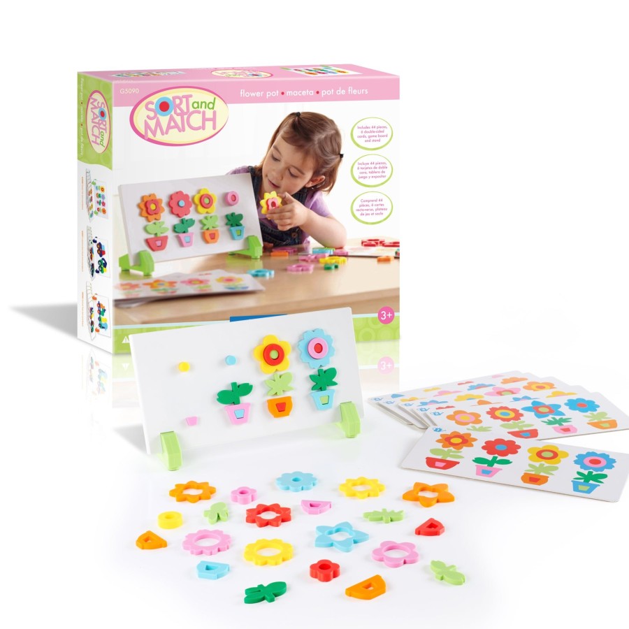 Educational Toys Guidecraft | Flower Pot Sort & Match