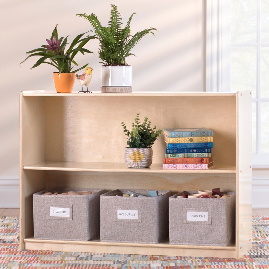 Classroom Furniture Guidecraft | Edq 2-Shelf Open Storage - 30