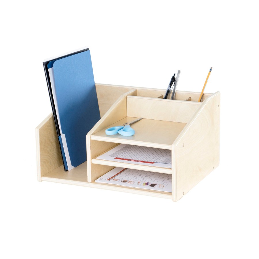 Classroom Furniture Guidecraft | Desktop Organizer - Natural Wood