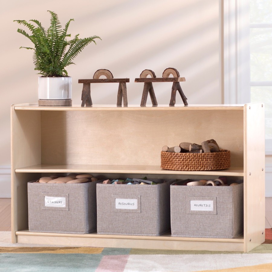 Classroom Furniture Guidecraft | Edq 2-Shelf Open Storage - 24