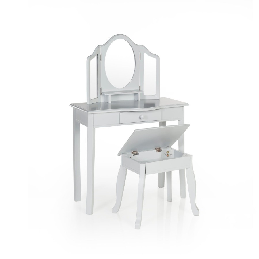 Kids' Furniture Guidecraft | Kids' Vanity And Stool